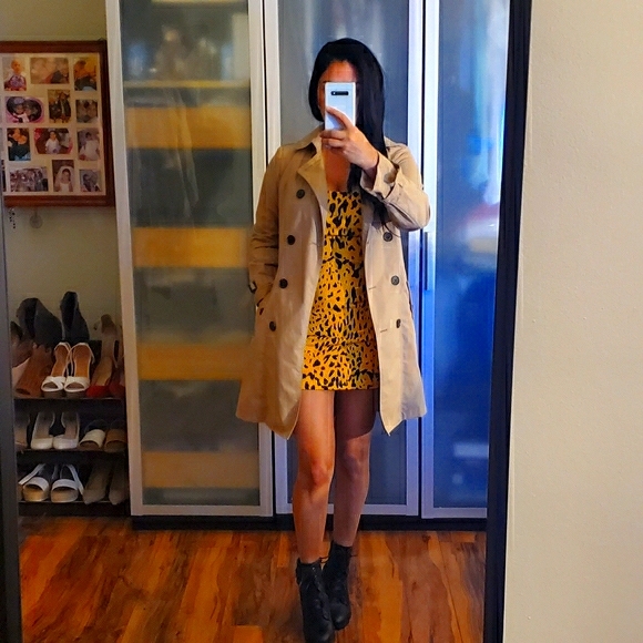 Yellow dress mini leapord / cheetah print - Picture 6 of 6